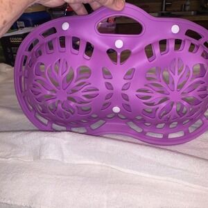 Laundry Protector Silicone Bra Washing Bag by Amazon Purple